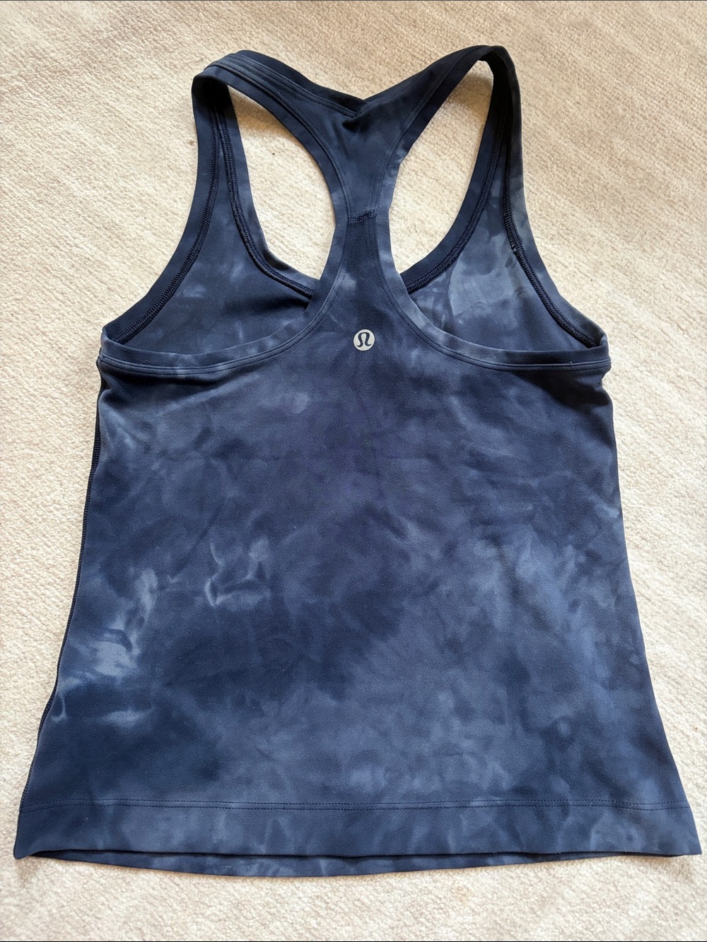 Lululemon Navy Tie-Dye Racerback Tank Top - Picture 5 of 5